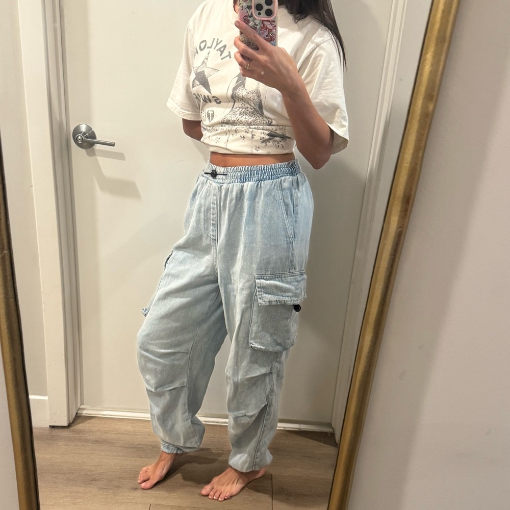Reserved Cargo Denim Pants